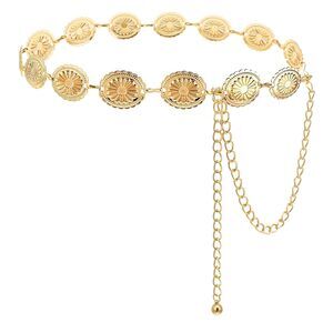 Metal Waist Chain Sun Flower Body Belly Belt Gold Belts Jewelry Accessoriess🖖